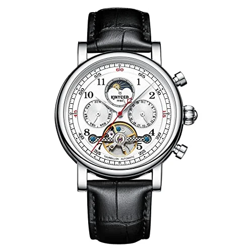 Bestn Mens Luxury Skeleton Automatic Mechanical Wrist Watches